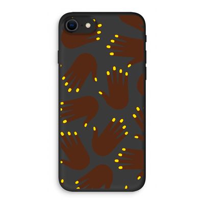 Hands dark: iPhone SE 2020 Biologisch afbreekbaar hoesje