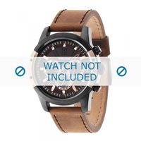 Horlogeband Police PL.14528JSBR-12 Leder Bruin 24mm