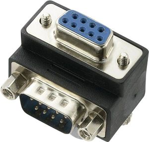 Renkforce Adapter Serieel [1x D-sub stekker 9-polig - 1x D-sub bus 9-polig] Zwart