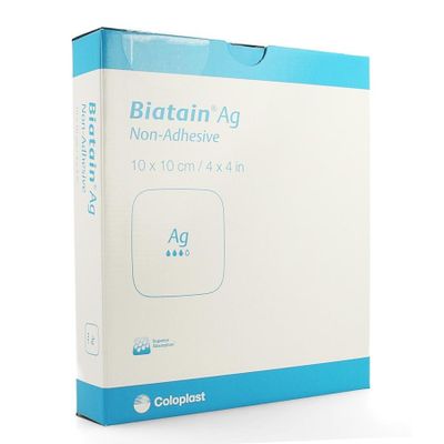 Biatain Ag Schuimverb N/adh 10,0x10,0cm 5 39622