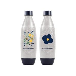 Sodastream Fuse bottle 1L - Spring Flower Waterkan Blauw