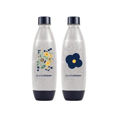 Sodastream Fuse bottle 1L - Spring Flower Waterkan Blauw