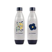 Sodastream Fuse bottle 1L - Spring Flower Waterkan Blauw