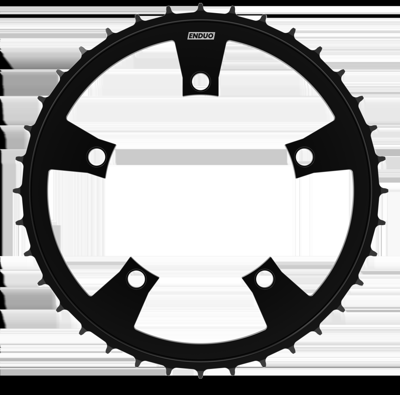 Enduo Kettingblad 54t cargo 5-b 130-bcd cl-46.7mm - zwart