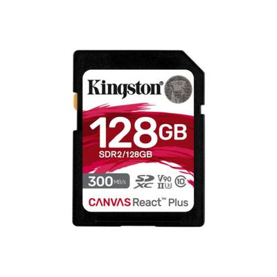 Micro SD geheugenkaart met adapter Kingston SDR2/128GB 128 GB SDXC UHS-II 8K Ultra HD