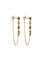 Dinny Hall boucles d'oreilles pendantes serties de cristaux