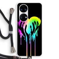Hold My Heart: Huawei P50 Transparant Hoesje met koord