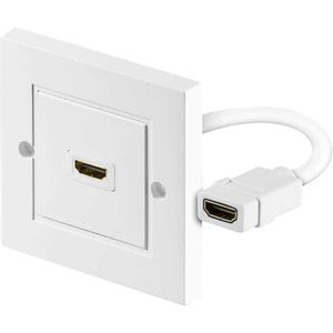 goobay HDMI-Wanddoos montagedoos 0,18 meter, 1x HDMI-A aansluiting