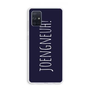 Joengneuh!: Galaxy A71 Transparant Hoesje