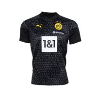PUMA Borussia Dortmund Trainingsshirt 2023-2024 Kids Zwart Geel - thumbnail