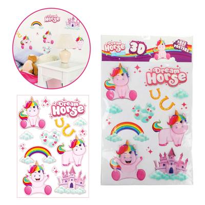Toi-Toys Muurdeco stickers eenhoorn