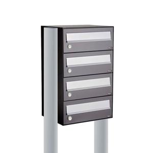 Allux Hive Set 1-Breed, 4-Hoog Op Statief Antraciet - 40030065_1x4s
