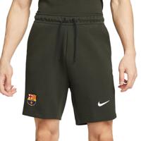 Nike FC Barcelona Tech Fleece Broekje 2023-2024 Donkergroen Wit - thumbnail