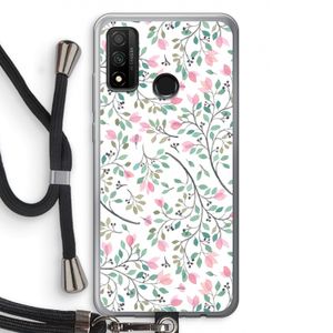 Sierlijke bloemen: Huawei P Smart (2020) Transparant Hoesje met koord