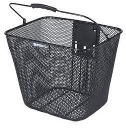 Basil Front basket bilbao kf black