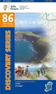 Topografische kaart - Wandelkaart 86 Discovery Cork (Bandon) | Ordnance Survey Ireland