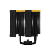 DeepCool AK620 Zero Dark Zoria Processor Luchtkoeler 12 cm Zwart, Geel 1 stuk(s) - thumbnail