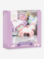 Eenhoorns voor bad met net A Little Lovely Company meerkleurig