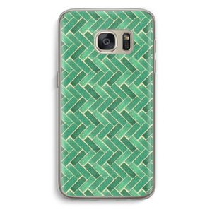 Moroccan tiles 2: Samsung Galaxy S7 Transparant Hoesje
