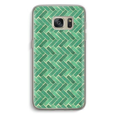 Moroccan tiles 2: Samsung Galaxy S7 Transparant Hoesje