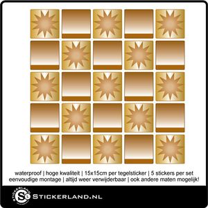 Tegelstickers Fullcolor 096 (set van 5 stuks)