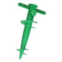 Groene strand parasolhouder / parasolboor/ parasolharing  30 cm   -