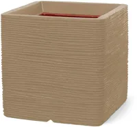 Capi nature rib nl plantenbak 40x40x40 cm beige