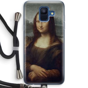 Mona Lisa: Samsung Galaxy A6 (2018) Transparant Hoesje met koord