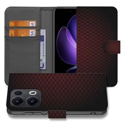 OPPO Reno 13 Pro | Telefoon Hoesje | Geruit Rood