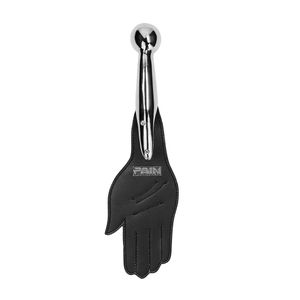 Saddle Leather Hand Paddle Metal Ball Handle