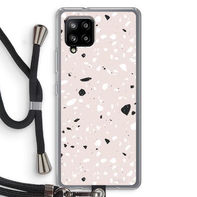 Terrazzo N°20: Samsung Galaxy A42 5G Transparant Hoesje met koord