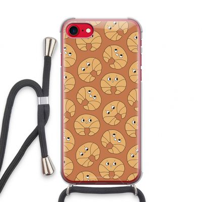 Croissant: iPhone SE 2020 Transparant Hoesje met koord