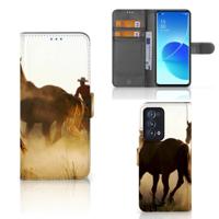 OPPO Reno 6 Pro Plus 5G | Telefoonhoesje | Met pasjeshouder | Design Cowboy
