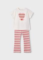 Mayoral Zomer flair broek + top meisjes - zalm roze