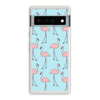 Anything Flamingoes: Google Pixel 6 Pro Transparant Hoesje