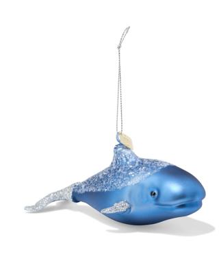 HEMA Kersthanger 13.7cm Glas Walvis