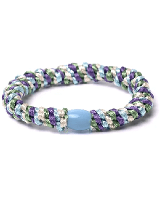 Banditz Haarelastiekje en Armband Lavender&apos;s Blue Rainbow Mix