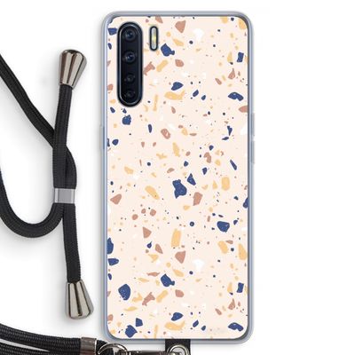 Terrazzo N°23: Oppo A91 Transparant Hoesje met koord