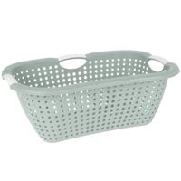 Storage Solutions wasmand - groen - 26 liter - kunststof - 40 x 60 x 22 cm - Draagwasmand