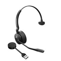 Jabra Engage 55 On Ear headset Telefoon DECT Mono Zwart Volumeregeling, Microfoon uitschakelbaar (mute), Mono - thumbnail