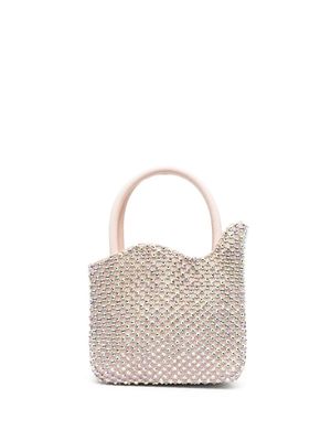 Le Silla mini sac Ivy orné de cristal - Tons neutres