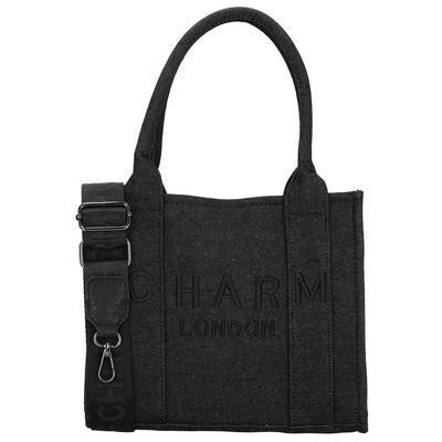 Charm London Handtas/Schoudertas Bond Zwart