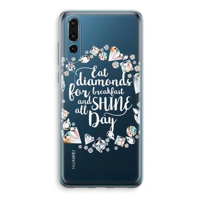 Diamonds: Huawei P20 Pro Transparant Hoesje