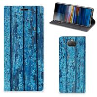 Sony Xperia 10 Plus Book | Wallet Case | Wood Blue