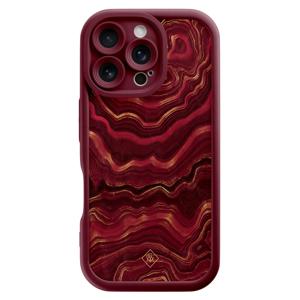 iPhone 16 Pro rode case - Agate rood