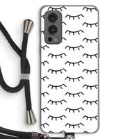 Wimpers: OnePlus Nord 2 5G Transparant Hoesje met koord