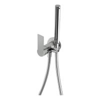 Bidetkraan met handdouche Tres Loft | Opbouw | Mengkraan | 1-hendel | Rond | Chroom