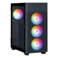 ATX Semi-toren doos Zalman S5 NEO BLACK Zwart