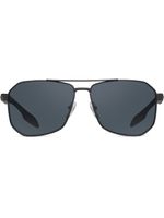 Prada Eyewear lunettes de soleil Linea Rossa à monture pilote - Noir