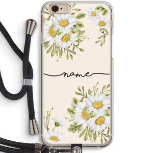 Daisies: iPhone 6 / 6S Transparant Hoesje met koord